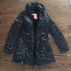 Black attractive winter jacket!
